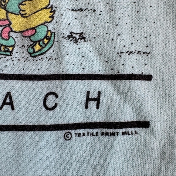 VTG 80/90’s Virginia Beach Swim Cover Up Ducks Women’s Sz Large Souvenir - Picture 5 of 7